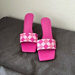 Pink Marc Fisher Mules